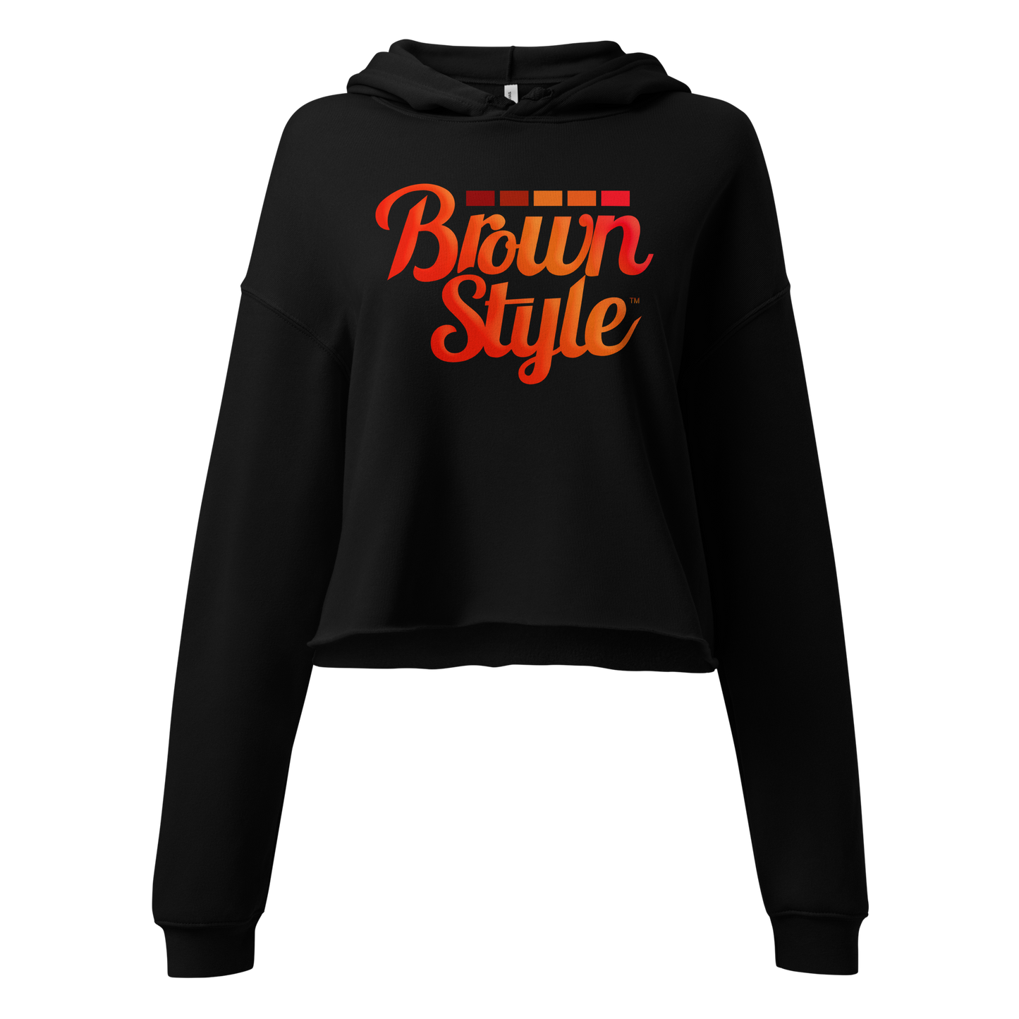 "BrownStyle Classic" Crop Hoodie
