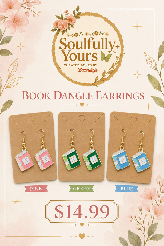 *New Drop* Mini Journaling Earrings 📖🖋️