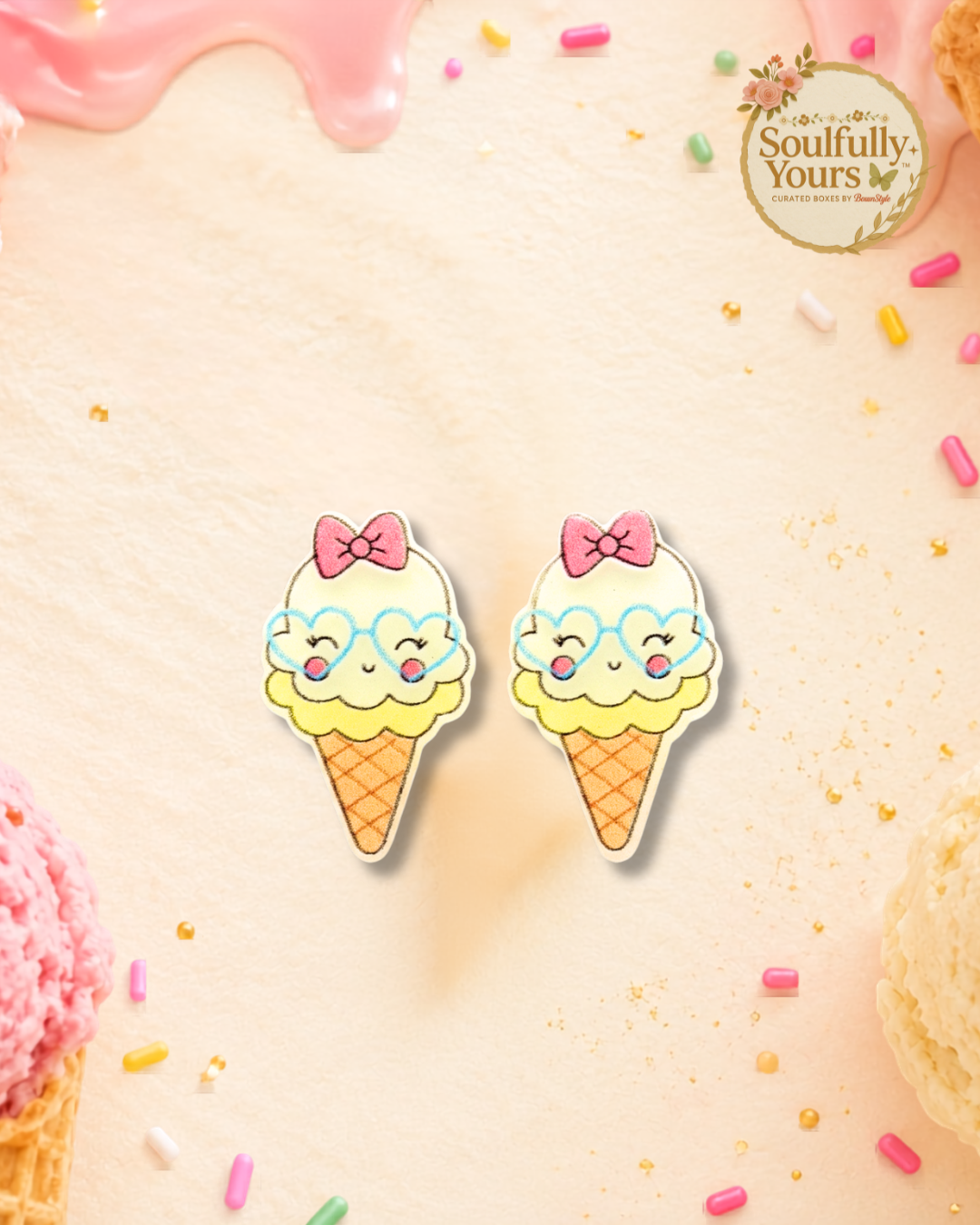 Sweet On You Stud Earrings🍦💗