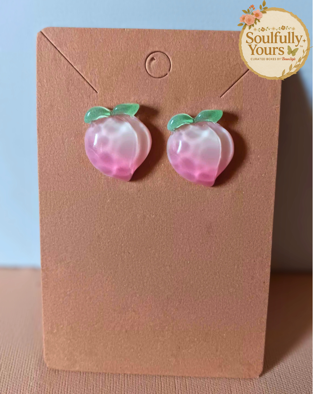 Peachy Sweet Stud Earrings