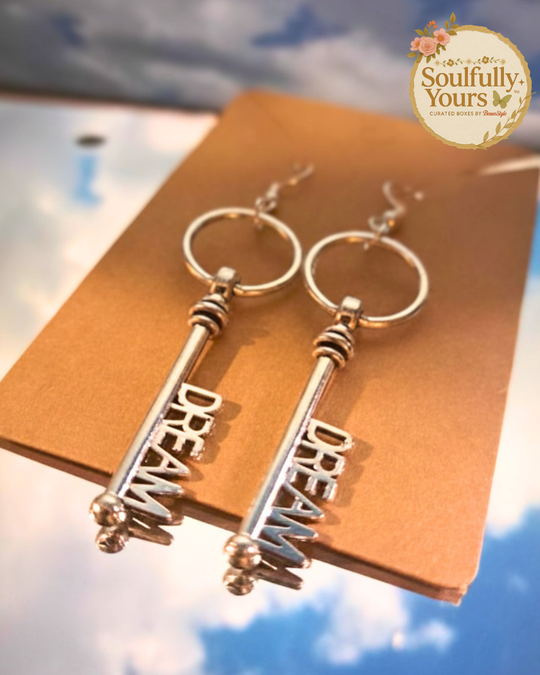 Dream Key Dangle Earrings