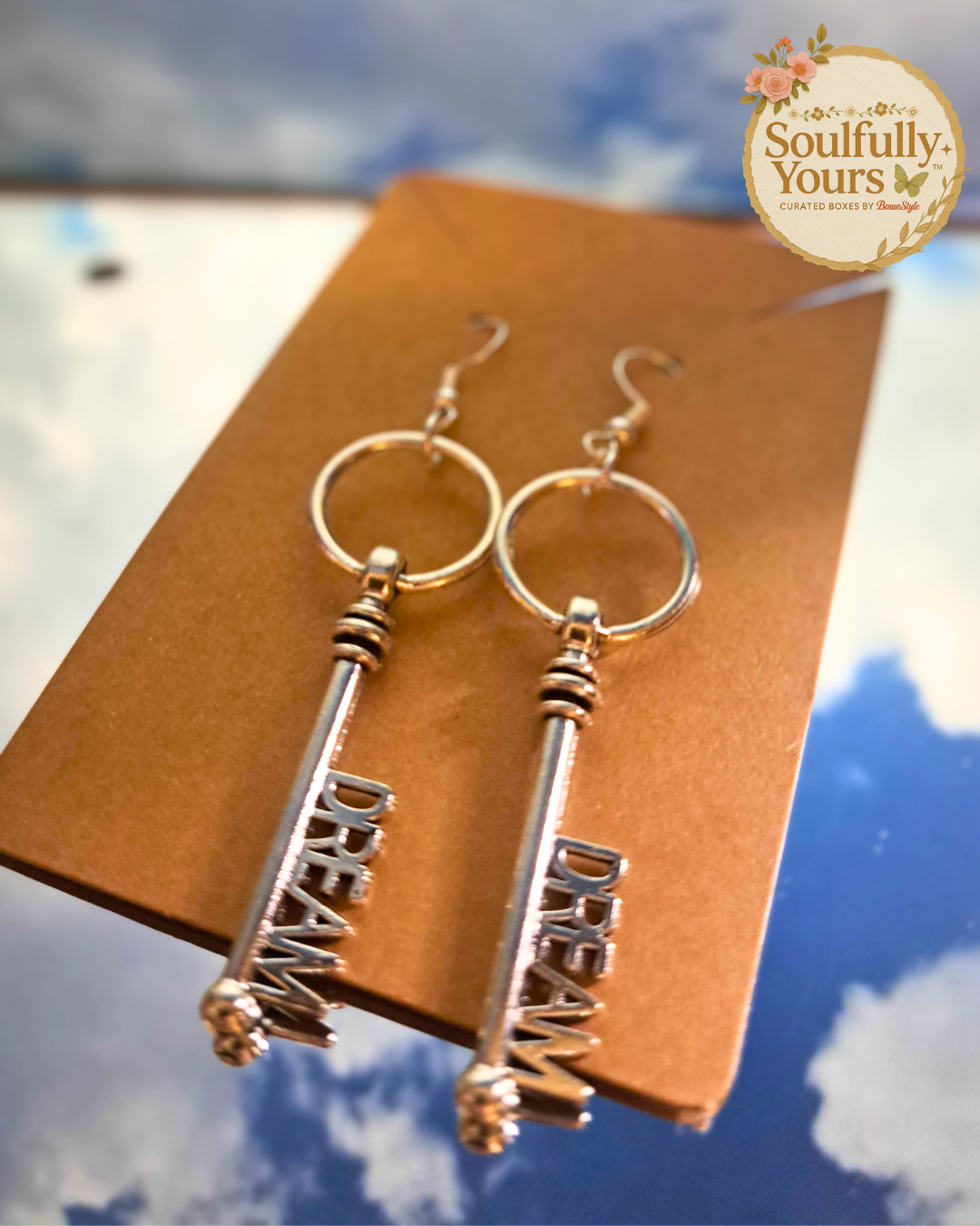 Dream Key Dangle Earrings