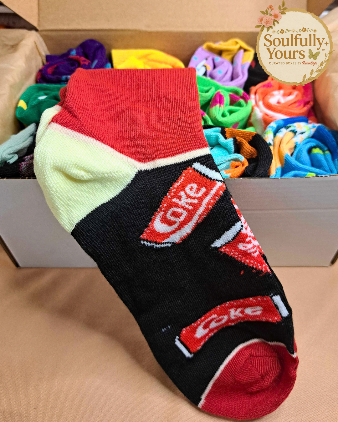 A New Drop! "Socks In A Box" By Soulfully Yours 🧦