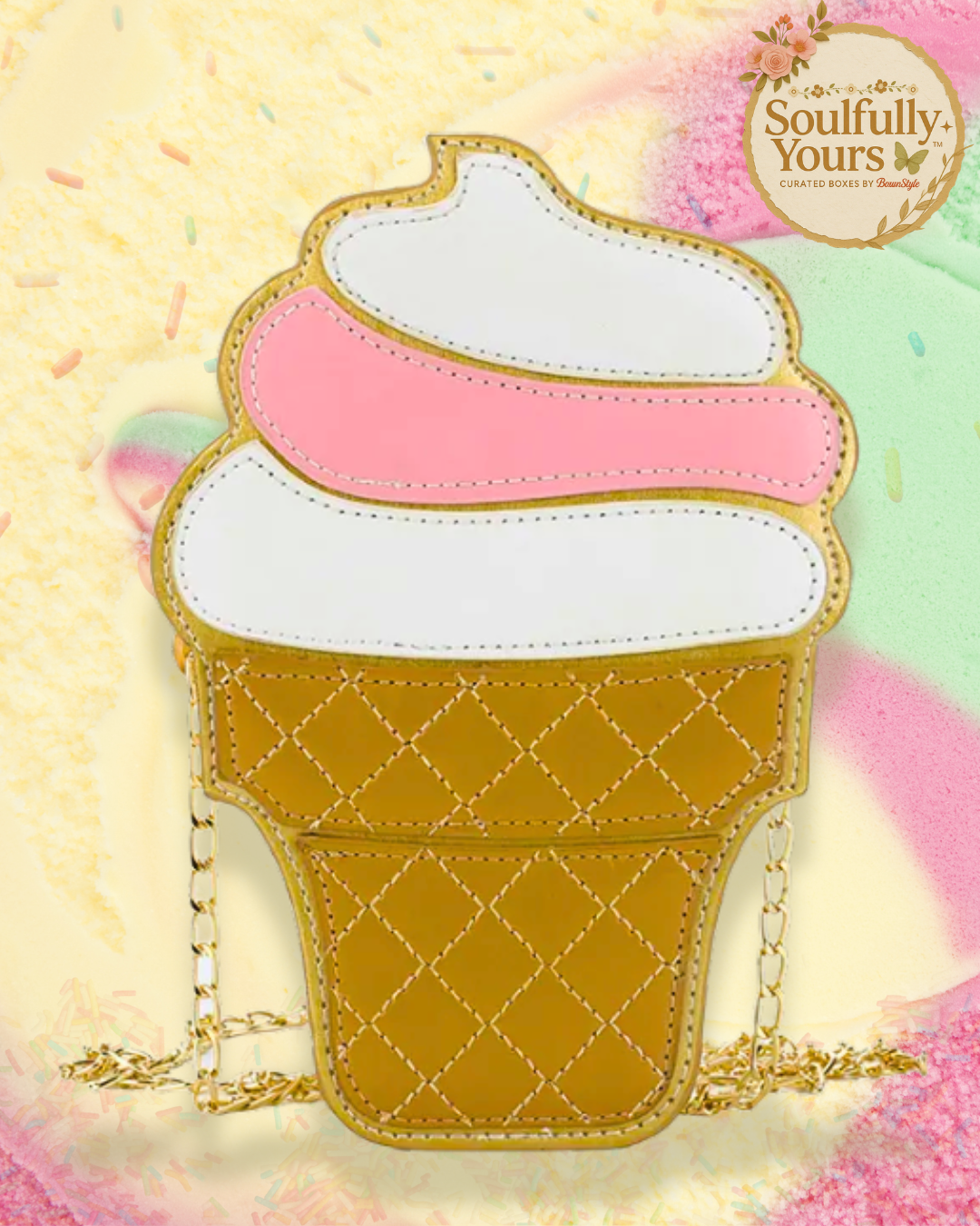 Soft Serve Ice Cream Crossbody Bag